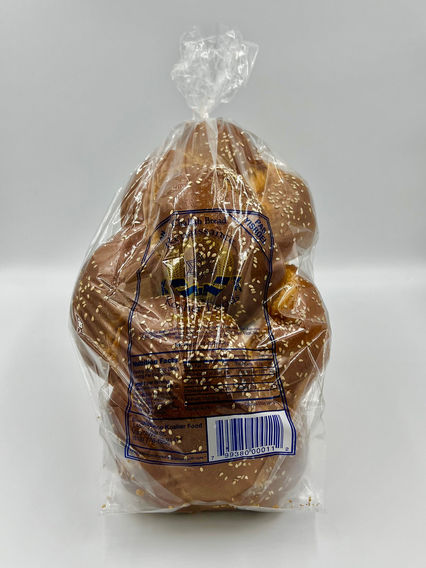 Egg Challah Bread (Sesame)